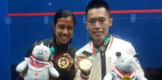 Asian Games 2018 – Squash: Leo Wins 1st & Nicol 5th Gold Asian Games