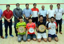 3rd Punjab National Junior Squash Championship 2018: Uzair’s Win the U17 & U19 Titles National Junior Squash Championship 2018
