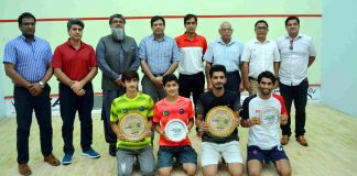 3rd Punjab National Junior Squash Championship 2018: Uzair’s Win the U17 & U19 Titles National Junior Squash Championship 2018