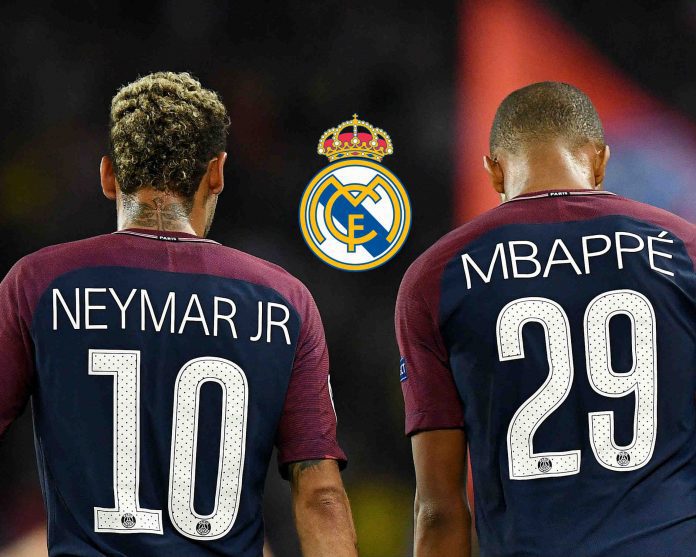 mbappe neymar Real madrid