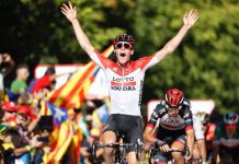 Cycling – Vuelta a Espana ’18 Stage 18: Jelle Wallays Wins Jelle Wallays