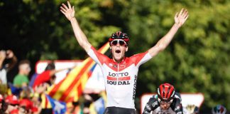 Cycling – Vuelta a Espana ’18 Stage 18: Jelle Wallays Wins Jelle Wallays
