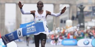 Distance Running: Kenyan Kipchoge Breaks World Record Kipchoge