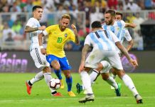 Football – Brazil Vs Argentina: Miranda Scores A Late Winning Goal Brazil Vs Argentina