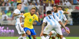 Football – Brazil Vs Argentina: Miranda Scores A Late Winning Goal Brazil Vs Argentina