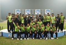 Cricket – Abu Dhabi T20 Trophy: Lahore Qalandars Lift The Trophy Abu Dhabi T20 Trophy