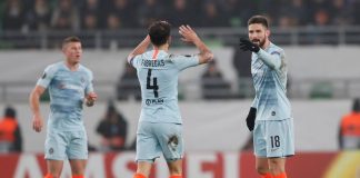 UEFA Europa League: Amazing Free Kicks By Giroud & Willian Save Chelsea Chelsea