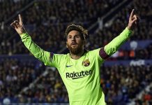Spanish LaLiga ’18-19 – Highlights: Lionel Messi Scores A Hattrick Against Levante LaLiga