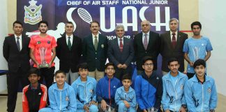 CAS National Junior Squash Championship ’18: Abbass Wins U 19 Title National Junior Squash Championship
