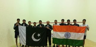 19th Asian Junior Squash Team C’ship: Day 2 – Pak Jr’s. Winning Streak Continues Asian Junior Squash Championship