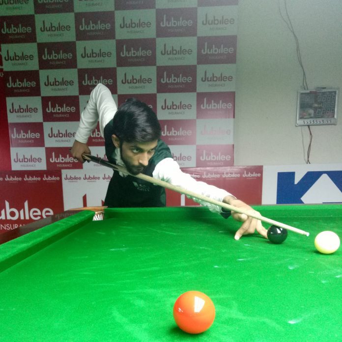 Ali Haider Picture National Snooker Championship 2019