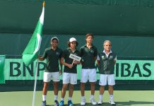 Junior Davis Cup ’19 – Qualifying Round: Chinese Taipei beat Pakistan in Opener Junior Davis Cup '19