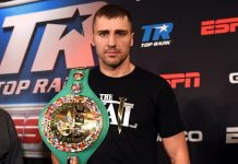 Boxing – Light Heavyweight Title: Retained By Unbeaten Oleksandr Gvozdyk Oleksandr Gvozdyk