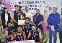 5th Abdul Razak Arain Ramzan Night Rocball Tournament 2019: Ghazi Club Title Winners