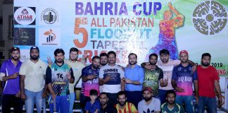 Cricket-5th All Pakistan Floodlit Tape Ball Tournament ’19: Day 3