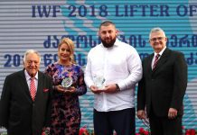 IWF 2018 Lifter Award Gala: Spanish Lidia and Georgian Lasha The Best