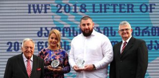 IWF 2018 Lifter Award Gala: Spanish Lidia and Georgian Lasha The Best