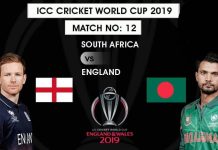Breaking CWCC ’19-Eng vs Ban: England won by 106 Runs CWCC '19