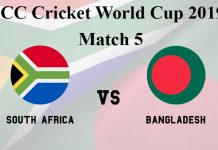 Breaking CWCC ’19-B’desh vs S. Africa: Bangladesh Score 21 Run Victory