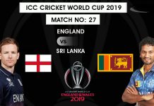Breaking CWC ’19-Eng vs SL: Sri Lanka Won by 20 Runs