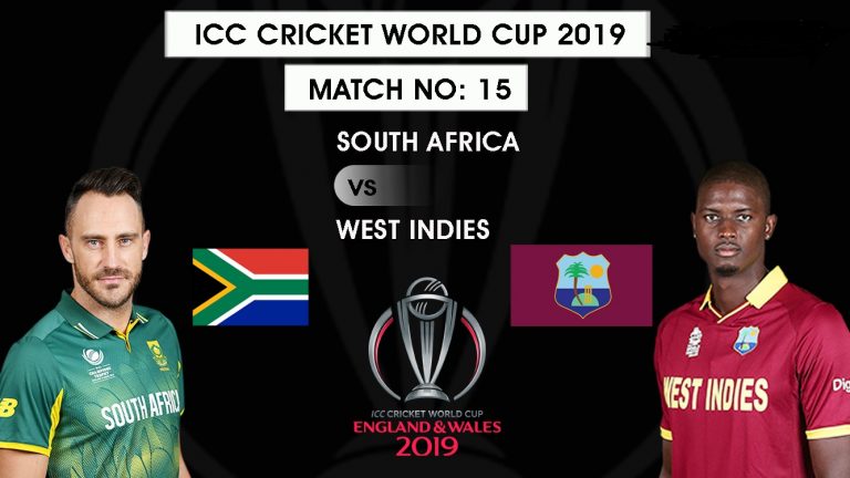 Breaking CWCC ’19-SA vs WI:  Match Abandoned; Each Team Awarded Point Each