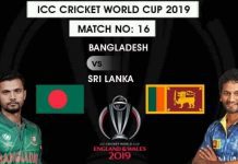 Breaking CWCC ’19-B’Desh vs SL: Match Also Abandoned; Point To Each Team