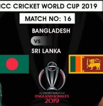 Breaking CWCC ’19-B’Desh vs SL: Match Also Abandoned; Point To Each Team