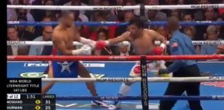 Boxing WBA “Super” World Welterweight: Pacquiao Beats Thurman + Video