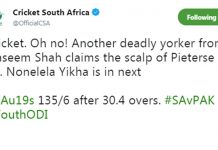 Cricket-Pak Vs SA U19 Tour-ODI 5: Pakistan Winning Streak Continues; Lead Series 5-0 Pak Vs SA