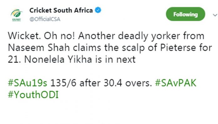 Pak Vs SA Pak Vs SA