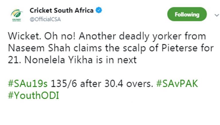 Pak Vs SA
