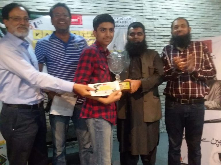 31st Masters Pakistan Scrabble C’ship ’19: Hasham Hadi National Master 2019