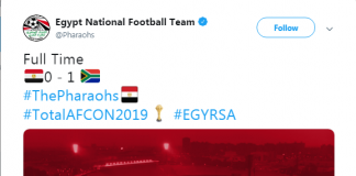 Football-Africa Cup of Nations-Last 16 Round: Host Egypt Stunned By South Africa