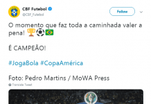 Football-Copa America: Brazil beat Peru, Clinch Title 9th Time