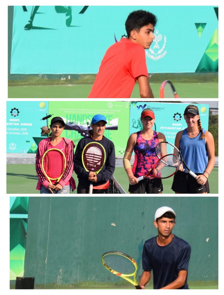ITF Pakistan Jr. Tennis C’ship 2019-Doubles Final: Huzaifa/Shoaib & Aysegul/Arina Win
