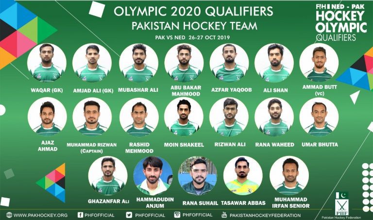 Hockey Olympic 2020 – Qualifiers: Pakistan Squad Itinerary & Schedule Announced