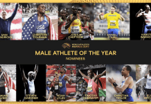 Male World Athletes of the Year 2019: Nominees Announced
