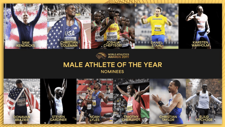 Male World Athletes of the Year 2019: Nominees Announced