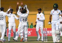Pak Vs SL 2nd Test ’19: Day 2- SL 80-Runs Lead, Afridi Claims 5