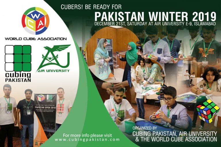 World Speed Cubing-Pakistan 2019: 2nd Edition On 21st December