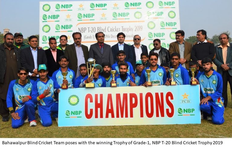 NBP T-20 Blind Cricket Trophy ’19-Grade 1: Bahawalpur Clinch Title With Hat Trick