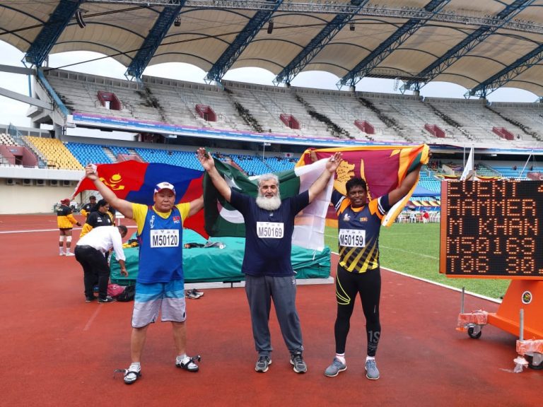 21st Asia Masters Athletics C’ships 2019 – Hammer Throw:  Pak’s Muhammad Akram Won Gold