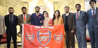 Football Height Of Fanism: Arsenal Pakistan Wedding Couple’s Theme; Ozil Appreciates Ozil