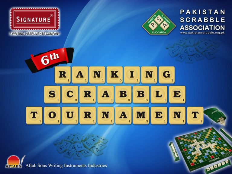 Scrabble Pakistan-6th Ranking Tournament ’20: Waseem Khatri Maintains Dominance