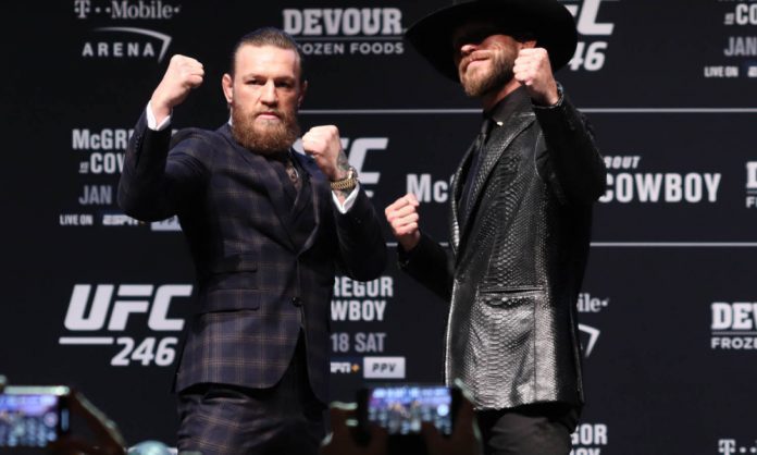 press conference McGrgor vs Cerrone