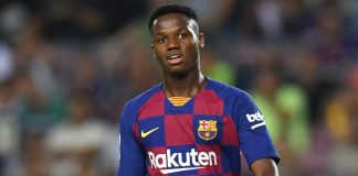 Football-La Liga ’20: Barcelona Down Levante, Fati Sets Record Ansu Fati Barcelona
