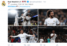 La Liga Arch Rivals Clash ’20: Real Madrid thrash Barcelona; Reclaim Top spot