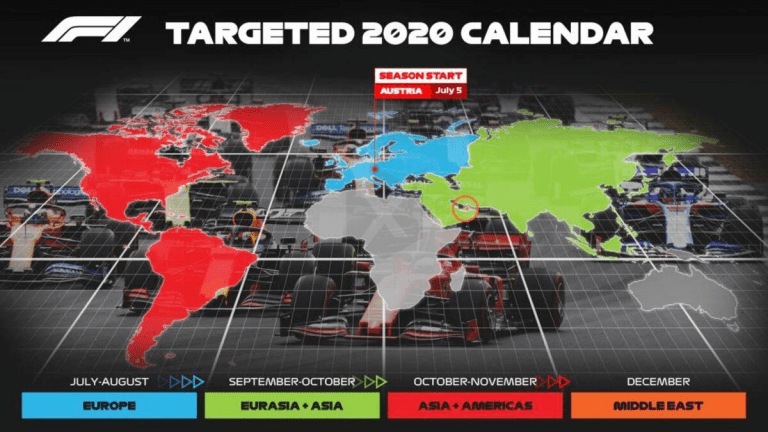 Racing- 2020 Formula F1: CEO Announces Trying to Start Season From 5th July; Early Races Without Spectators