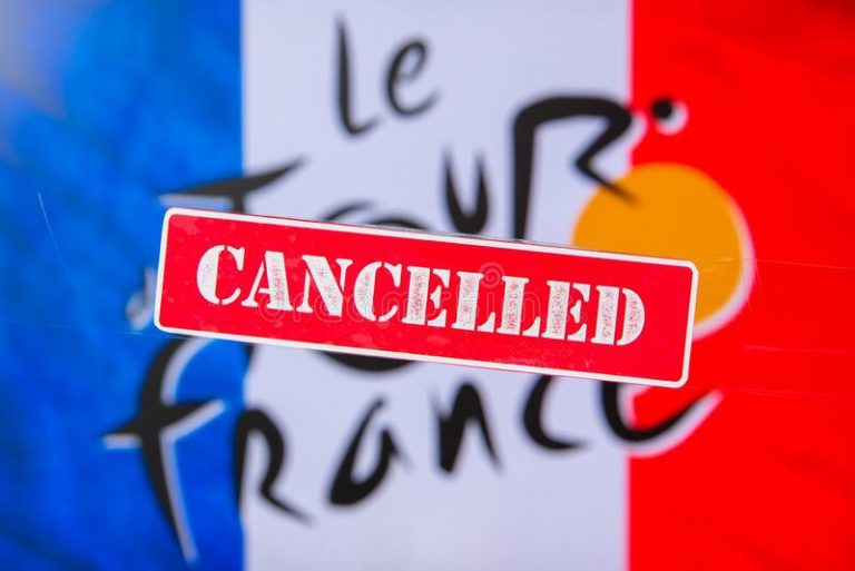 AllSportspk Event Tracking: Tour de France Cycling Race Cancelled