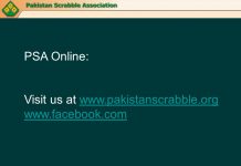 5th Virtual Scrabble Tournament: Being Played Today; 52 Participants Finalized